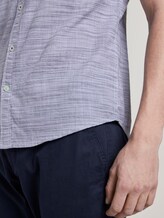 Kurzarmhemd mit Strukturmuster und Brusttasche - Männer - navy white structure Kurzarmhemd mit Strukturmuster und Brusttasche - Männer - navy white structure - 10 - TOM TAILOR