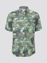 Kurzarmhemd mit tropischem Print - Männer - green leaf design Kurzarmhemd mit tropischem Print - Männer - green leaf design - 7 - TOM TAILOR