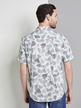 Kurzarmhemd mit tropischem Print - Männer - small palm tree leaf design Kurzarmhemd mit tropischem Print - Männer - small palm tree leaf design - 2 - TOM TAILOR