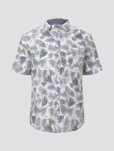 Kurzarmhemd mit tropischem Print - Männer - small palm tree leaf design Kurzarmhemd mit tropischem Print - Männer - small palm tree leaf design - 7 - TOM TAILOR