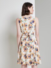 Gemustertes Chiffonkleid - Frauen - offwhite floral design Gemustertes Chiffonkleid - Frauen - offwhite floral design - 2 - TOM TAILOR