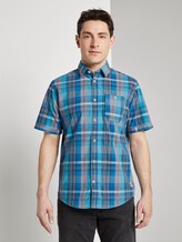 Kariertes Hemd - Männer - navy base colourful check Kariertes Hemd - Männer - navy base colourful check - 1 - TOM TAILOR