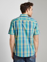 Kariertes Hemd - Männer - yellow blue colourful check Kariertes Hemd - Männer - yellow blue colourful check - 2 - TOM TAILOR