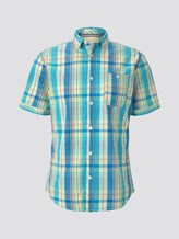 Kariertes Hemd - Männer - yellow blue colourful check Kariertes Hemd - Männer - yellow blue colourful check - 7 - TOM TAILOR