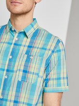 Kariertes Hemd - Männer - yellow blue colourful check Kariertes Hemd - Männer - yellow blue colourful check - 9 - TOM TAILOR