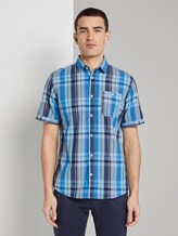 Kariertes Hemd - Männer - blue shades colourful check Kariertes Hemd - Männer - blue shades colourful check - 1 - TOM TAILOR
