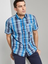 Kariertes Hemd - Männer - blue shades colourful check Kariertes Hemd - Männer - blue shades colourful check - 5 - TOM TAILOR