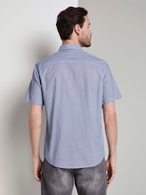 Gemustertes Hemd - Männer - blue orange minimal design Gemustertes Hemd - Männer - blue orange minimal design - 2 - TOM TAILOR