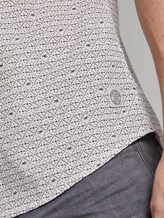 Gemustertes Hemd - Männer - white navy diamond design Gemustertes Hemd - Männer - white navy diamond design - 10 - TOM TAILOR
