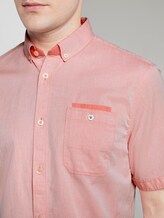 Hemd in Twill-Optik - Männer - orange white two face twill Hemd in Twill-Optik - Männer - orange white two face twill - 9 - TOM TAILOR