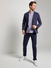 Gestreiftes Hemd - Männer - orange blue horizontal stripe Gestreiftes Hemd - Männer - orange blue horizontal stripe - 3 - TOM TAILOR