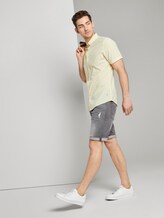 Kariertes Hemd - Männer - yellow white dobby structure Kariertes Hemd - Männer - yellow white dobby structure - 3 - TOM TAILOR