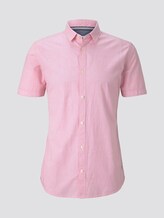 Kariertes Hemd - Männer - peach white dobby structure Kariertes Hemd - Männer - peach white dobby structure - 7 - TOM TAILOR