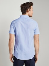 Checked shirt - Men - light blue white dobby struct Checked shirt - Men - light blue white dobby struct - 2 - TOM TAILOR
