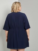 Blazer in a kimono look - Women - Real Navy Blue Blazer in a kimono look - Women - Real Navy Blue - 2 - My True Me