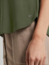 Ärmellose Tunikabluse mit Henley-Ausschnitt - Frauen - Dusty Rifle Green Ärmellose Tunikabluse mit Henley-Ausschnitt - Frauen - Dusty Rifle Green - 10 - TOM TAILOR Denim