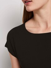 Kurzarm-Tunikabluse mit Rückendetail - Frauen - deep black Kurzarm-Tunikabluse mit Rückendetail - Frauen - deep black - 9 - TOM TAILOR Denim
