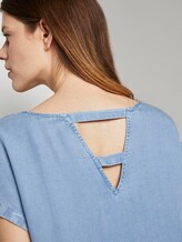 Kurzarm-Tunikabluse im Jeans-Look - Frauen - light stone bright blue denim Kurzarm-Tunikabluse im Jeans-Look - Frauen - light stone bright blue denim - 10 - TOM TAILOR Denim