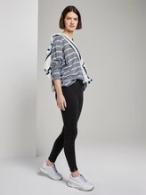 Gestreifte Tunikabluse - Frauen - navy off white big stripe Gestreifte Tunikabluse - Frauen - navy off white big stripe - 3 - TOM TAILOR Denim