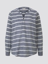 Gestreifte Tunikabluse - Frauen - navy off white big stripe Gestreifte Tunikabluse - Frauen - navy off white big stripe - 7 - TOM TAILOR Denim