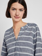 Gestreifte Tunikabluse - Frauen - navy off white big stripe Gestreifte Tunikabluse - Frauen - navy off white big stripe - 9 - TOM TAILOR Denim