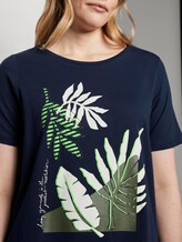 T-Shirt mit Artwork - Frauen - Real Navy Blue T-Shirt mit Artwork - Frauen - Real Navy Blue - 10 - My True Me