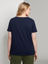 T-Shirt mit Artwork - Frauen - Real Navy Blue T-Shirt mit Artwork - Frauen - Real Navy Blue - 2 - My True Me