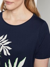 T-Shirt mit Artwork - Frauen - Real Navy Blue T-Shirt mit Artwork - Frauen - Real Navy Blue - 9 - My True Me