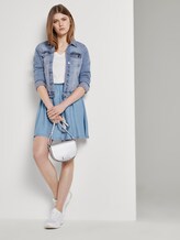 Ausgestellter Minirock aus Lyocell-Denim - Frauen - light stone bright blue denim Ausgestellter Minirock aus Lyocell-Denim - Frauen - light stone bright blue denim - 3 - TOM TAILOR Denim