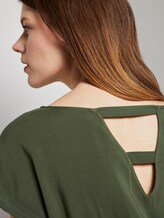 Minikleid mit Rückenausschnitt - Frauen - Dusty Rifle Green Minikleid mit Rückenausschnitt - Frauen - Dusty Rifle Green - 10 - TOM TAILOR Denim