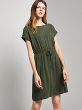 Minikleid mit Rückenausschnitt - Frauen - Dusty Rifle Green Minikleid mit Rückenausschnitt - Frauen - Dusty Rifle Green - 5 - TOM TAILOR Denim