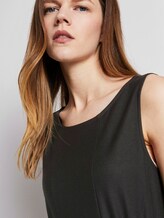 Jersey mini dress with smocking details - Women - Deep Black Jersey mini dress with smocking details - Women - Deep Black - 9 - TOM TAILOR Denim