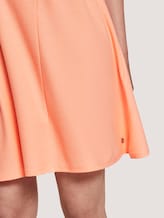 Jersey mini dress with smocking details - Women - papaya neon orange Jersey mini dress with smocking details - Women - papaya neon orange - 10 - TOM TAILOR Denim