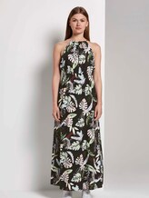Neckholder-Maxikleid mit tropischem Print - Frauen - black tropical print Neckholder-Maxikleid mit tropischem Print - Frauen - black tropical print - 1 - TOM TAILOR Denim