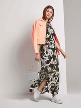 Neckholder-Maxikleid mit tropischem Print - Frauen - black tropical print Neckholder-Maxikleid mit tropischem Print - Frauen - black tropical print - 3 - TOM TAILOR Denim