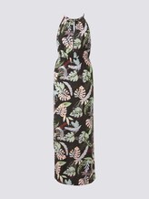 Neckholder-Maxikleid mit tropischem Print - Frauen - black tropical print Neckholder-Maxikleid mit tropischem Print - Frauen - black tropical print - 7 - TOM TAILOR Denim