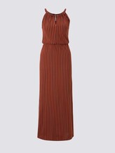 Striped halter maxi dress - Women - rust black stripe Striped halter maxi dress - Women - rust black stripe - 7 - TOM TAILOR Denim