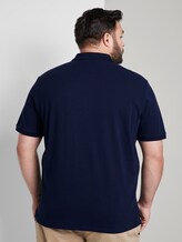 Poloshirt mit Logo-Stickerei - Männer - Sky Captain Blue Poloshirt mit Logo-Stickerei - Männer - Sky Captain Blue - 2 - Men Plus