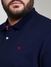 Poloshirt mit Logo-Stickerei - Männer - Sky Captain Blue Poloshirt mit Logo-Stickerei - Männer - Sky Captain Blue - 9 - Men Plus