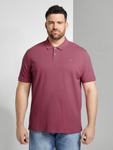 Poloshirt mit Logo-Stickerei - Männer - wine rose pink Poloshirt mit Logo-Stickerei - Männer - wine rose pink - 1 - Men Plus
