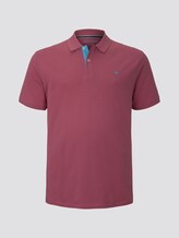 Poloshirt mit Logo-Stickerei - Männer - wine rose pink Poloshirt mit Logo-Stickerei - Männer - wine rose pink - 7 - Men Plus