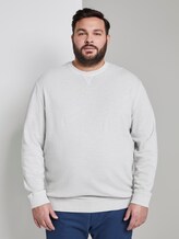 eenvoudige Sweater - Mannen - Silver Grey eenvoudige Sweater - Mannen - Silver Grey - 1 - Men Plus
