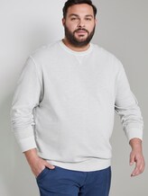 eenvoudige Sweater - Mannen - Silver Grey eenvoudige Sweater - Mannen - Silver Grey - 5 - Men Plus