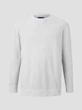 eenvoudige Sweater - Mannen - Silver Grey eenvoudige Sweater - Mannen - Silver Grey - 7 - Men Plus