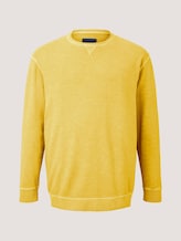 Simple sweatshirt - Men - Californian Yellow Simple sweatshirt - Men - Californian Yellow - 7 - Men Plus