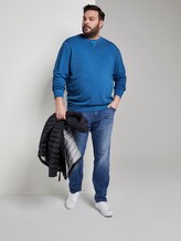 Simple sweatshirt - Men - victory-blue Simple sweatshirt - Men - victory-blue - 3 - Men Plus