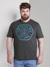 T-Shirt mit Print - Männer - Tarmac Grey T-Shirt mit Print - Männer - Tarmac Grey - 1 - Men Plus
