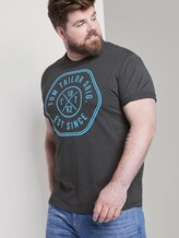 T-Shirt mit Print - Männer - Tarmac Grey T-Shirt mit Print - Männer - Tarmac Grey - 5 - Men Plus
