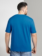T-Shirt mit Print - Männer - Electric Teal Blue T-Shirt mit Print - Männer - Electric Teal Blue - 2 - Men Plus