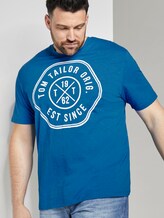 T-Shirt mit Print - Männer - Electric Teal Blue T-Shirt mit Print - Männer - Electric Teal Blue - 5 - Men Plus